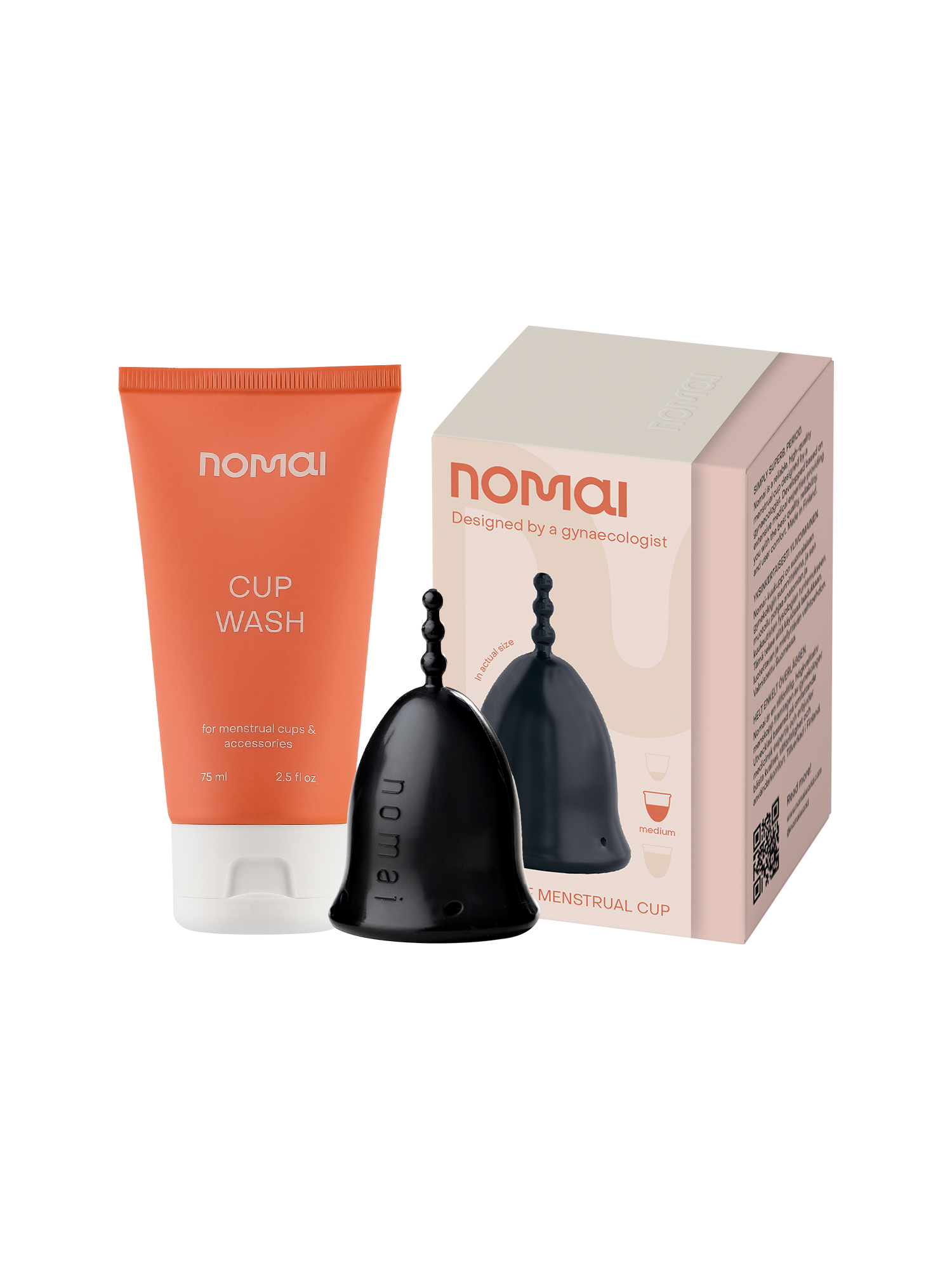 Nomai Cup & Wash Duo, musta