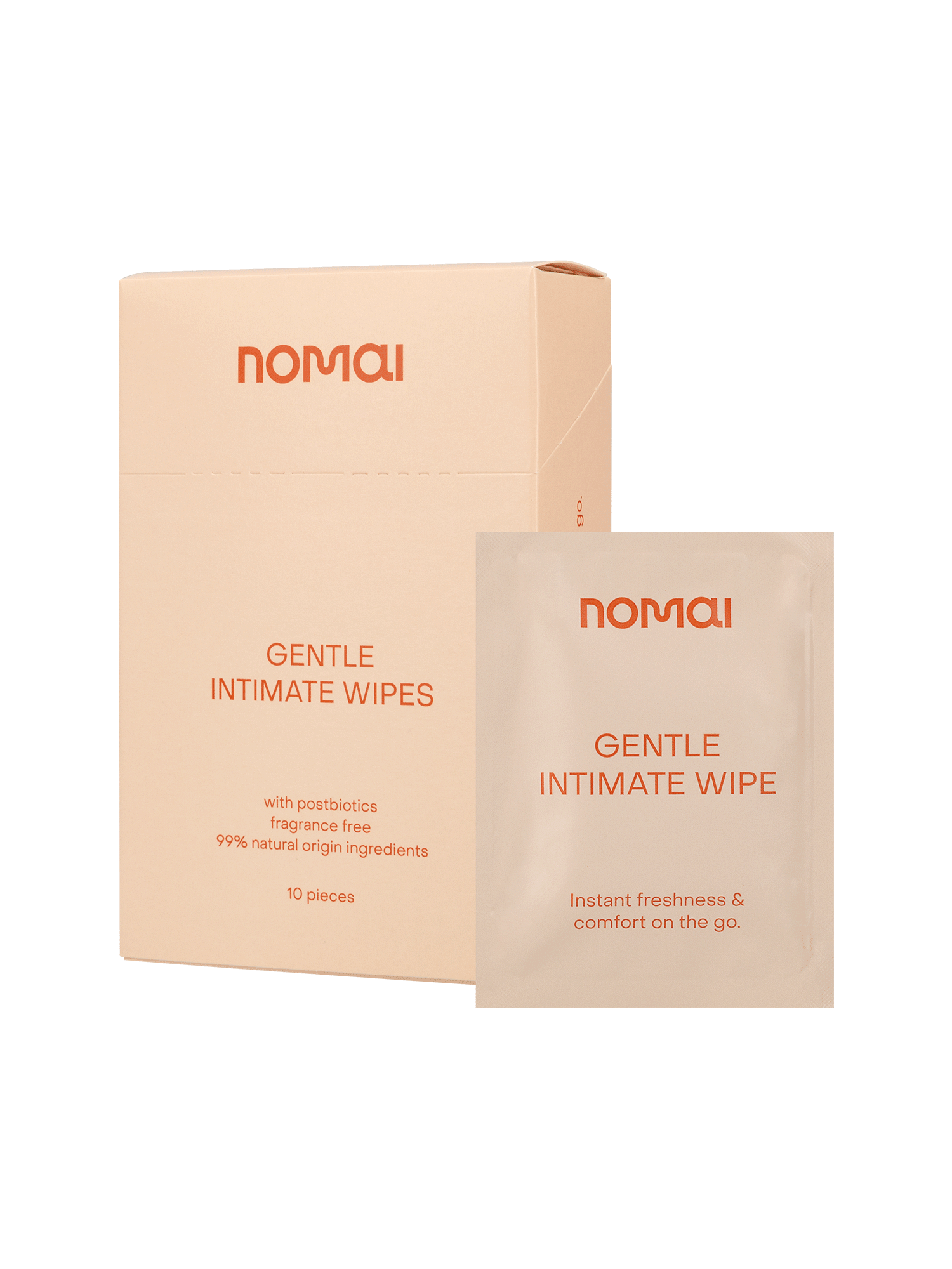 Nomai Gentle Intimate Wipes Intiimipyyhkeet, Cosmos Natural