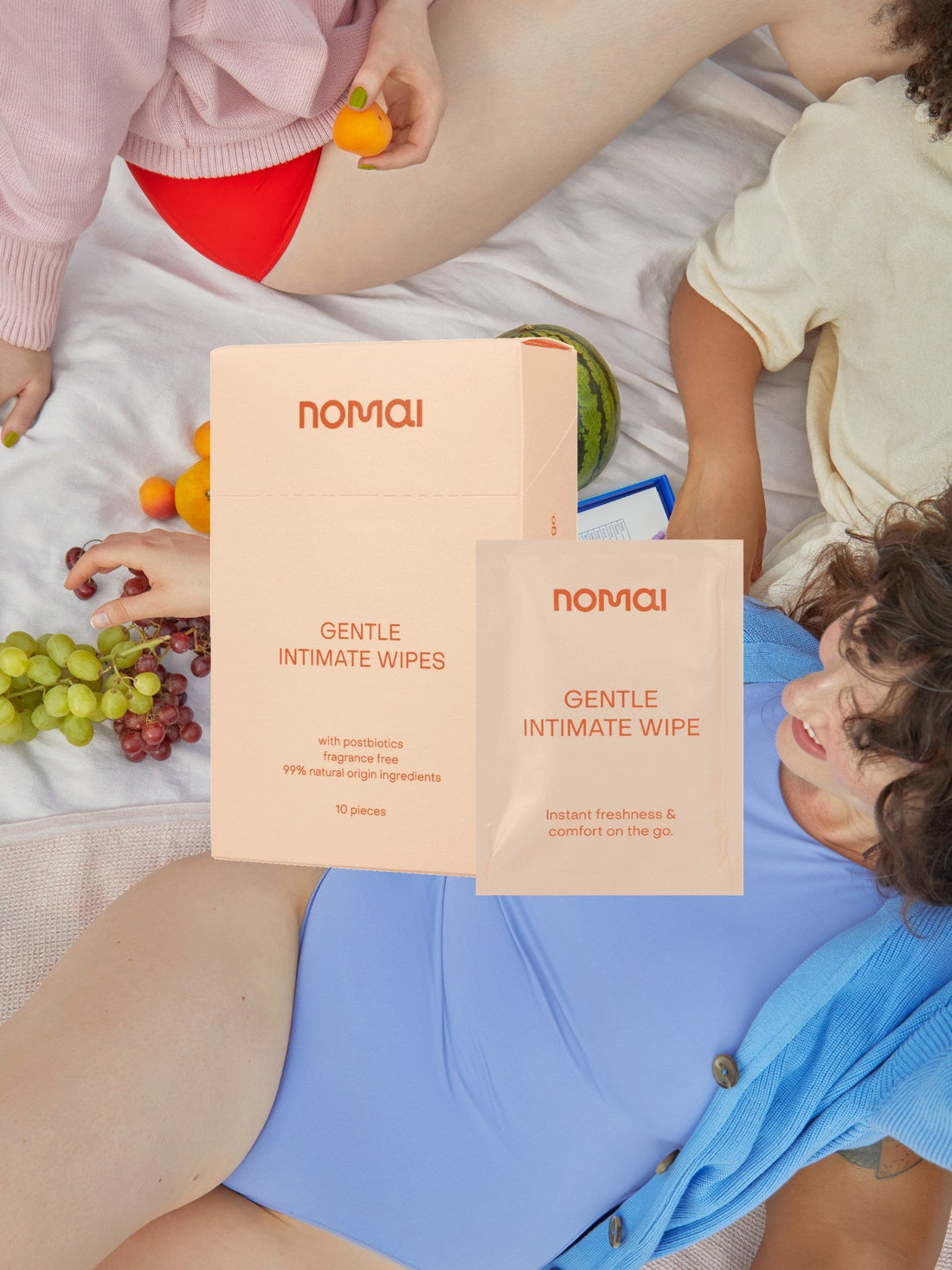 Huolettoman kesän pelastus – Nomai Gentle Intimate Wipes