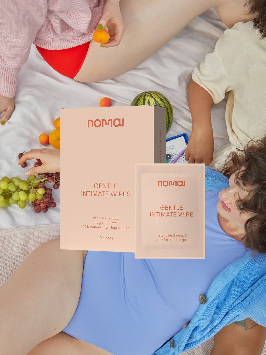 Huolettoman kesän pelastus – Nomai Gentle Intimate Wipes