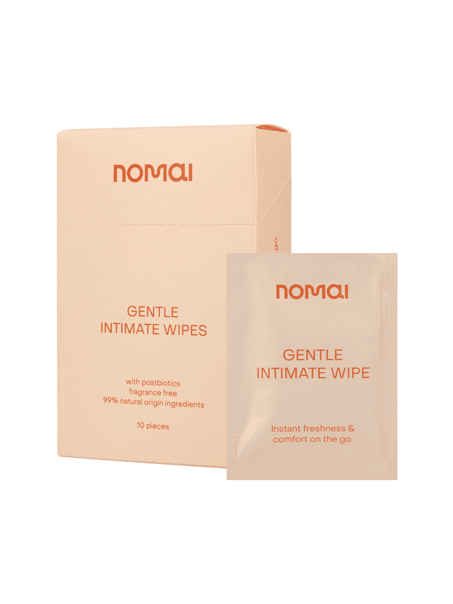 Nomai Gentle Intimate Wipes Intiimipyyhkeet, Cosmos Natural